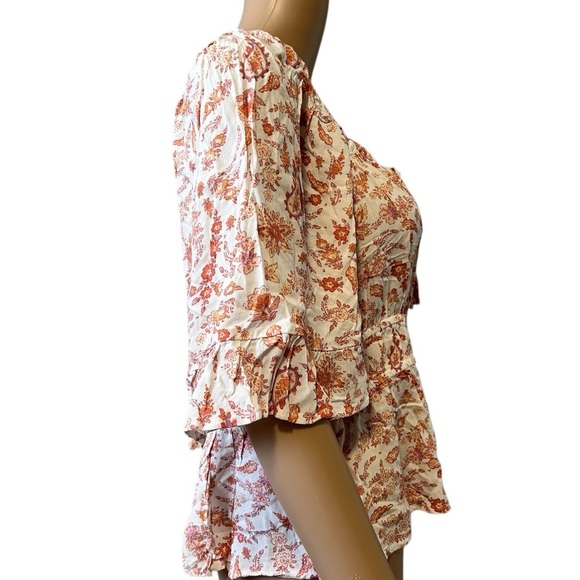 Floral Print Women's Top - Picture 2 of 6